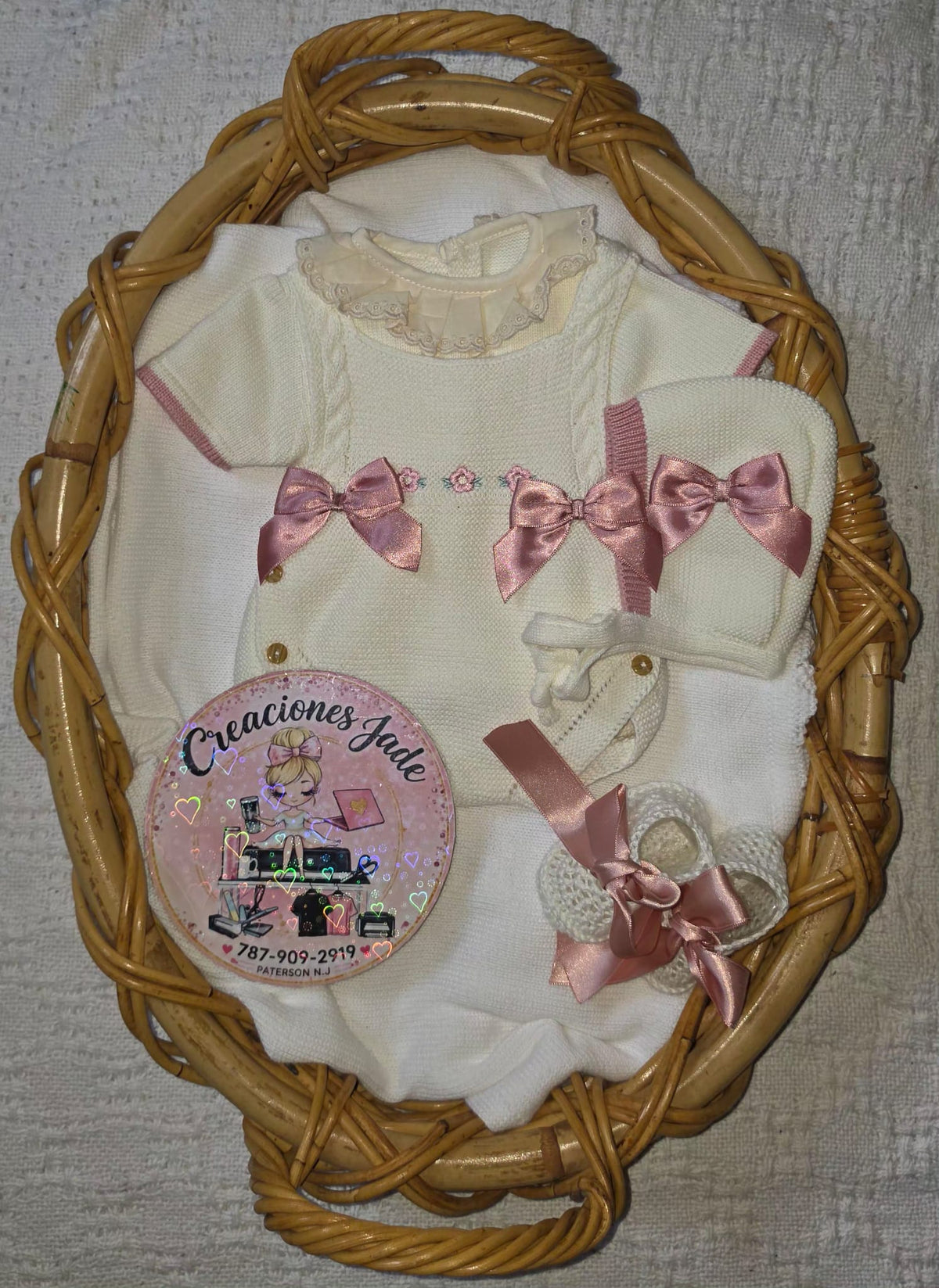 Little Princess Knitted Baby Girl Set 👶🏻💕