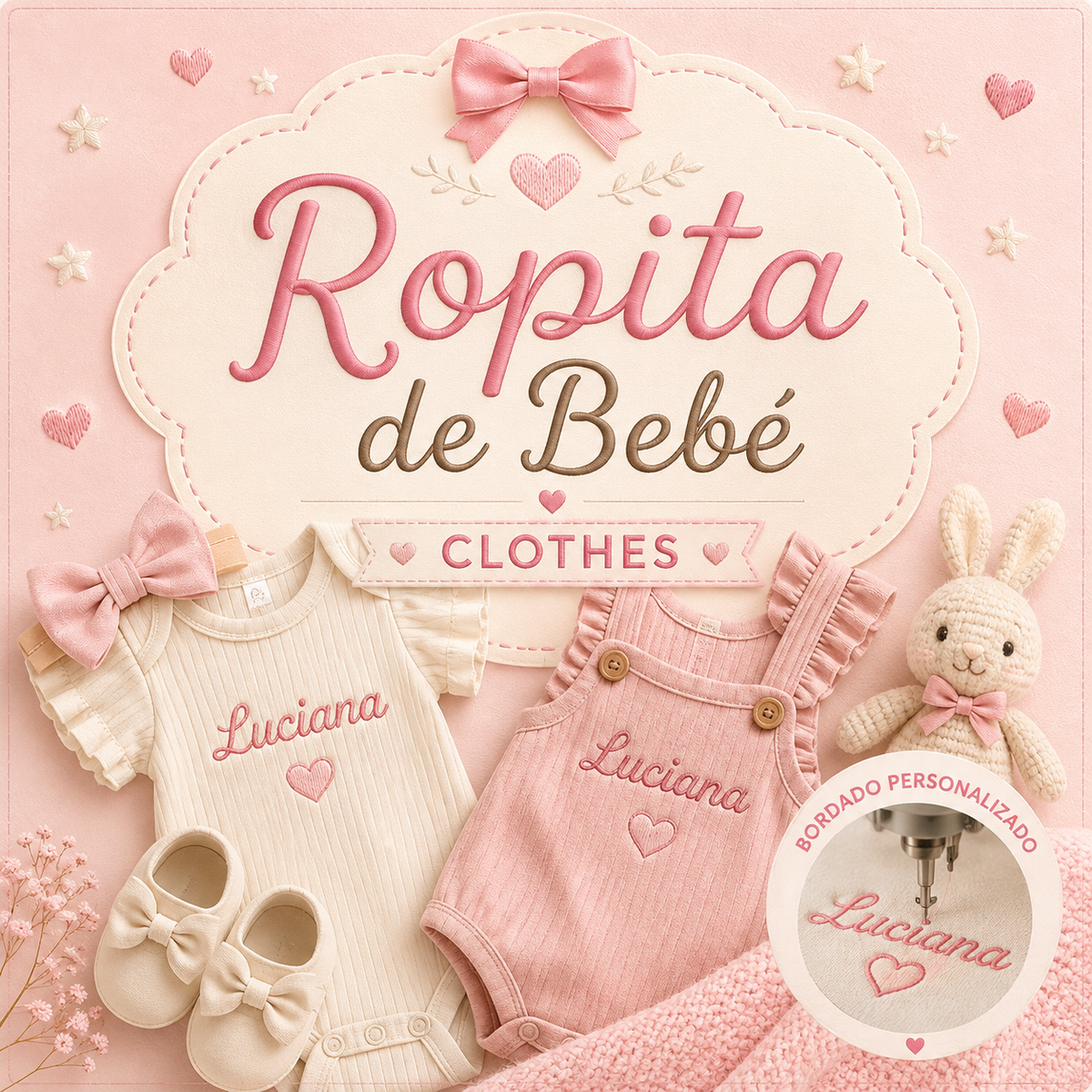 Personalized Baby Clothing 🧵