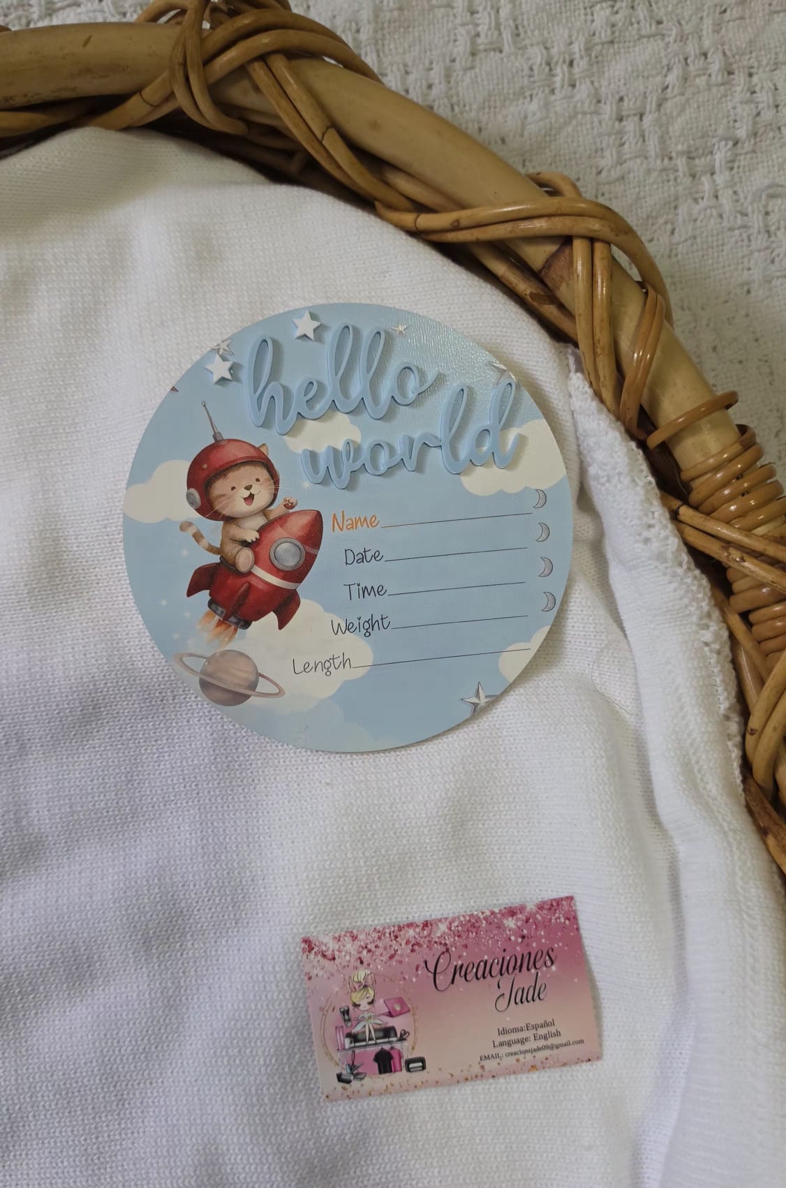 Baby Boy Birth Announcement Signs 👶🩵
