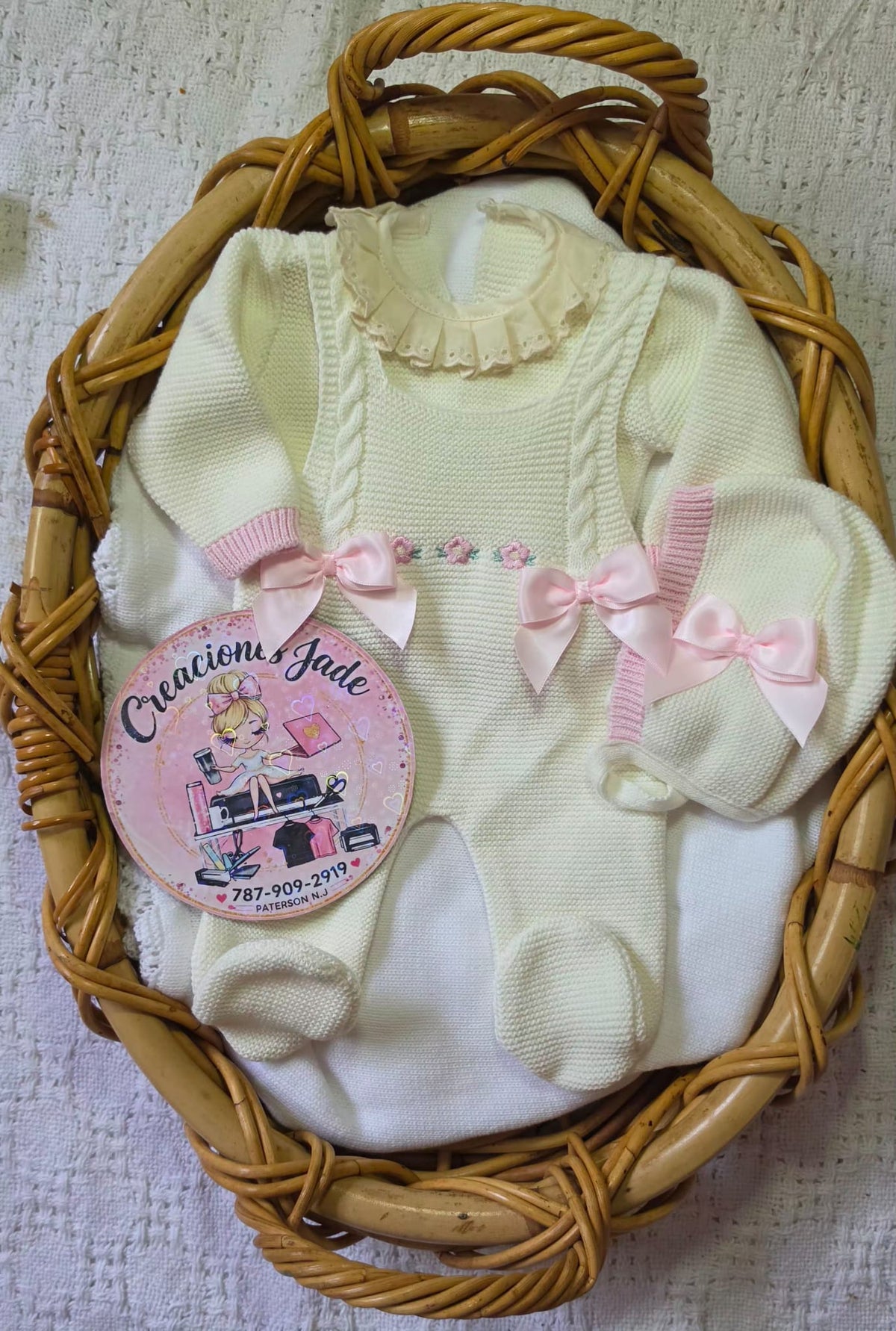 Sweet Blossom Knit Baby Set🌸