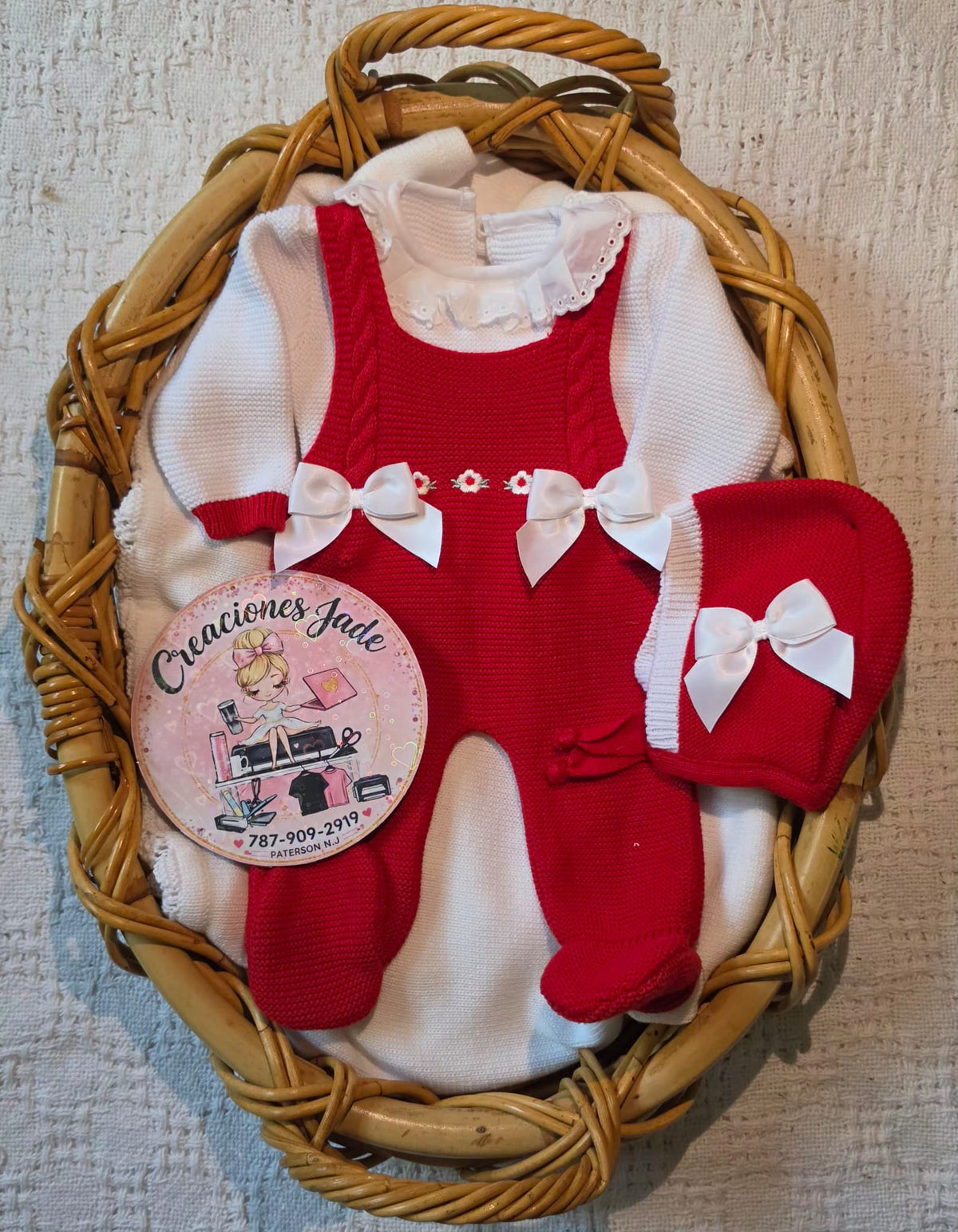Sweet Blossom Knit Baby Set🌸