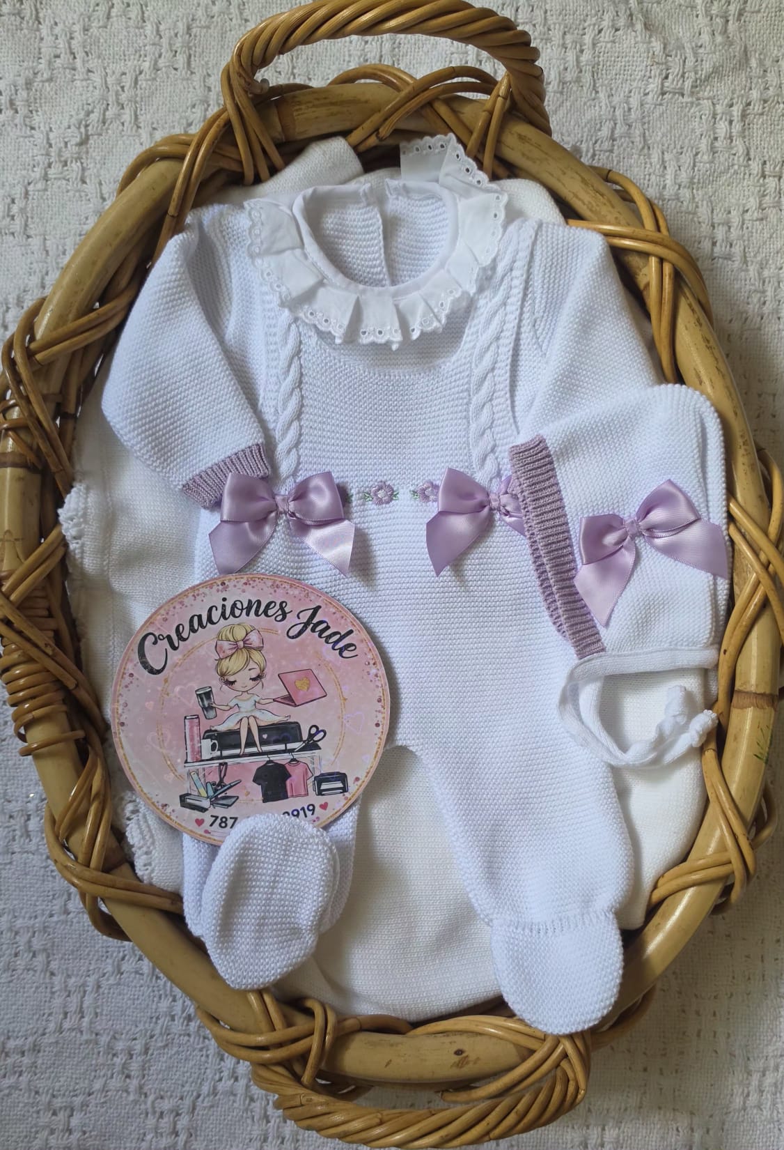 Sweet Blossom Knit Baby Set🌸