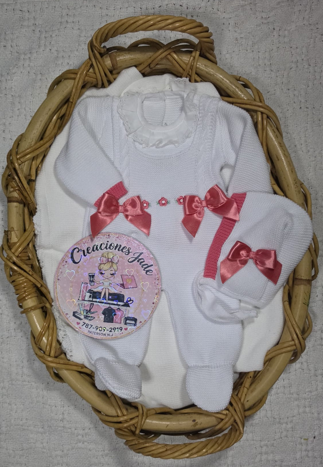 Sweet Blossom Knit Baby Set🌸