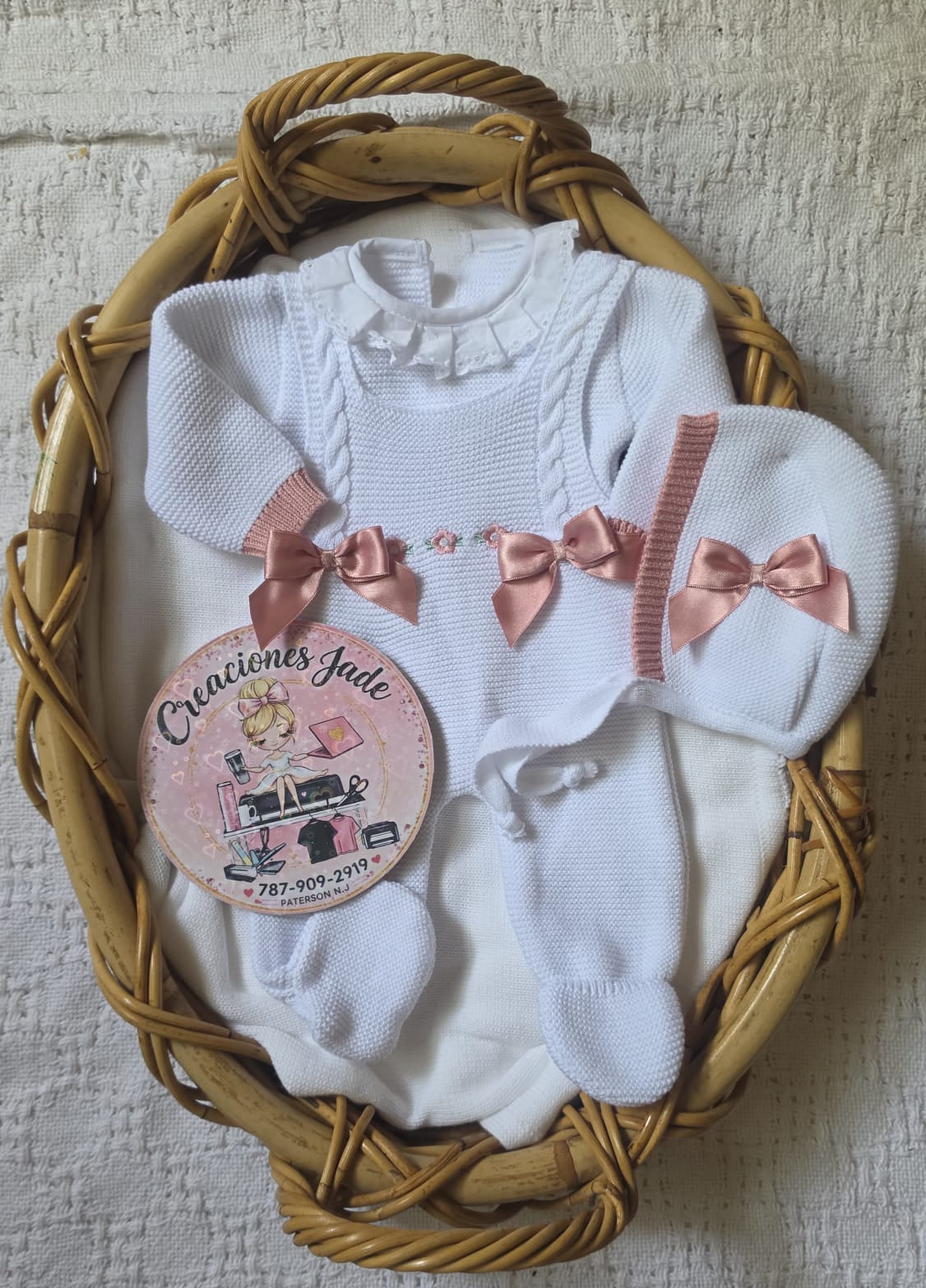 Sweet Blossom Knit Baby Set🌸
