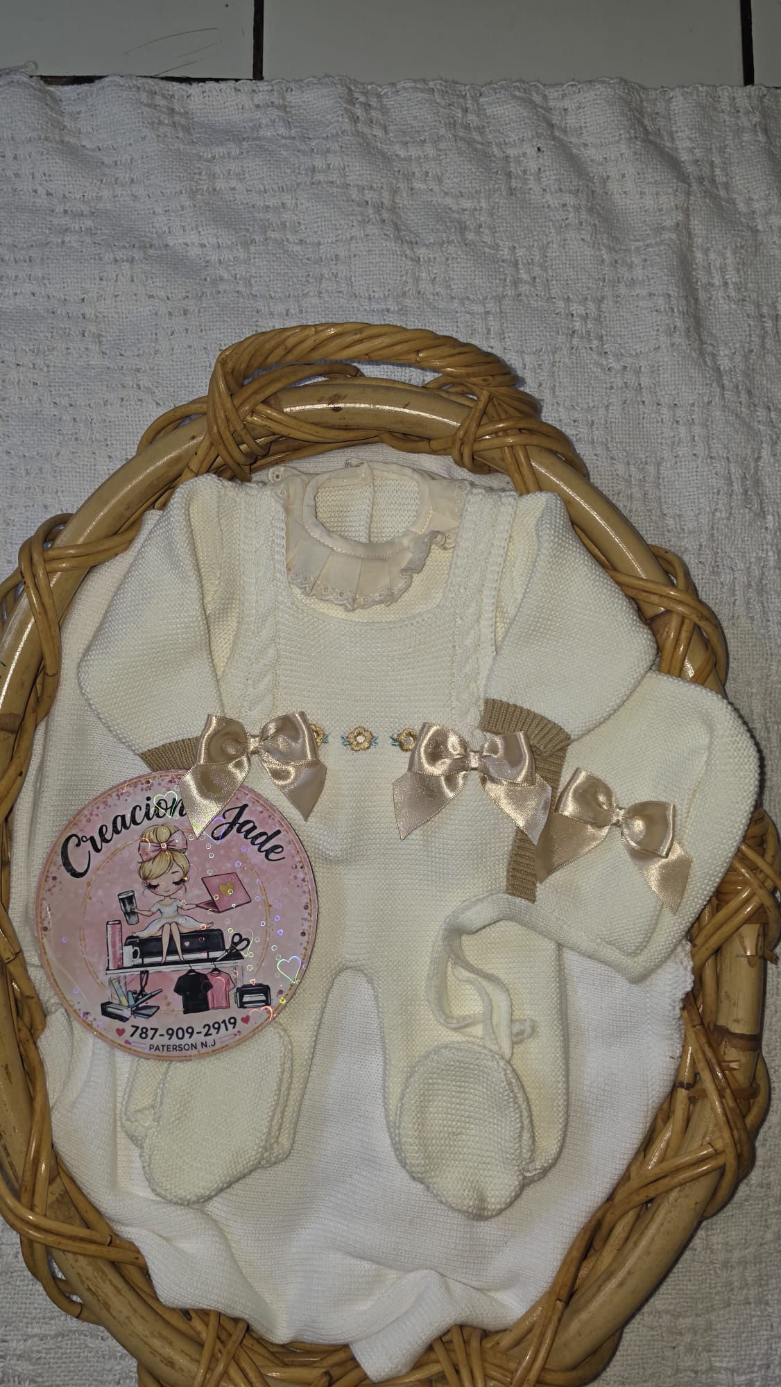 Sweet Blossom Knit Baby Set🌸