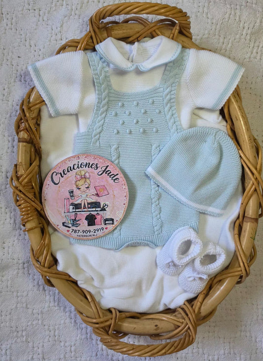 Cozy Little Explorer Knitted Baby Set ✨