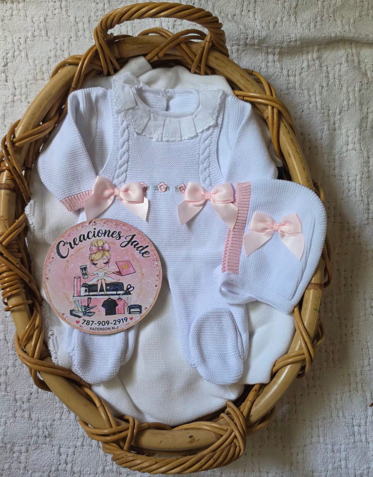 Sweet Blossom Knit Baby Set🌸