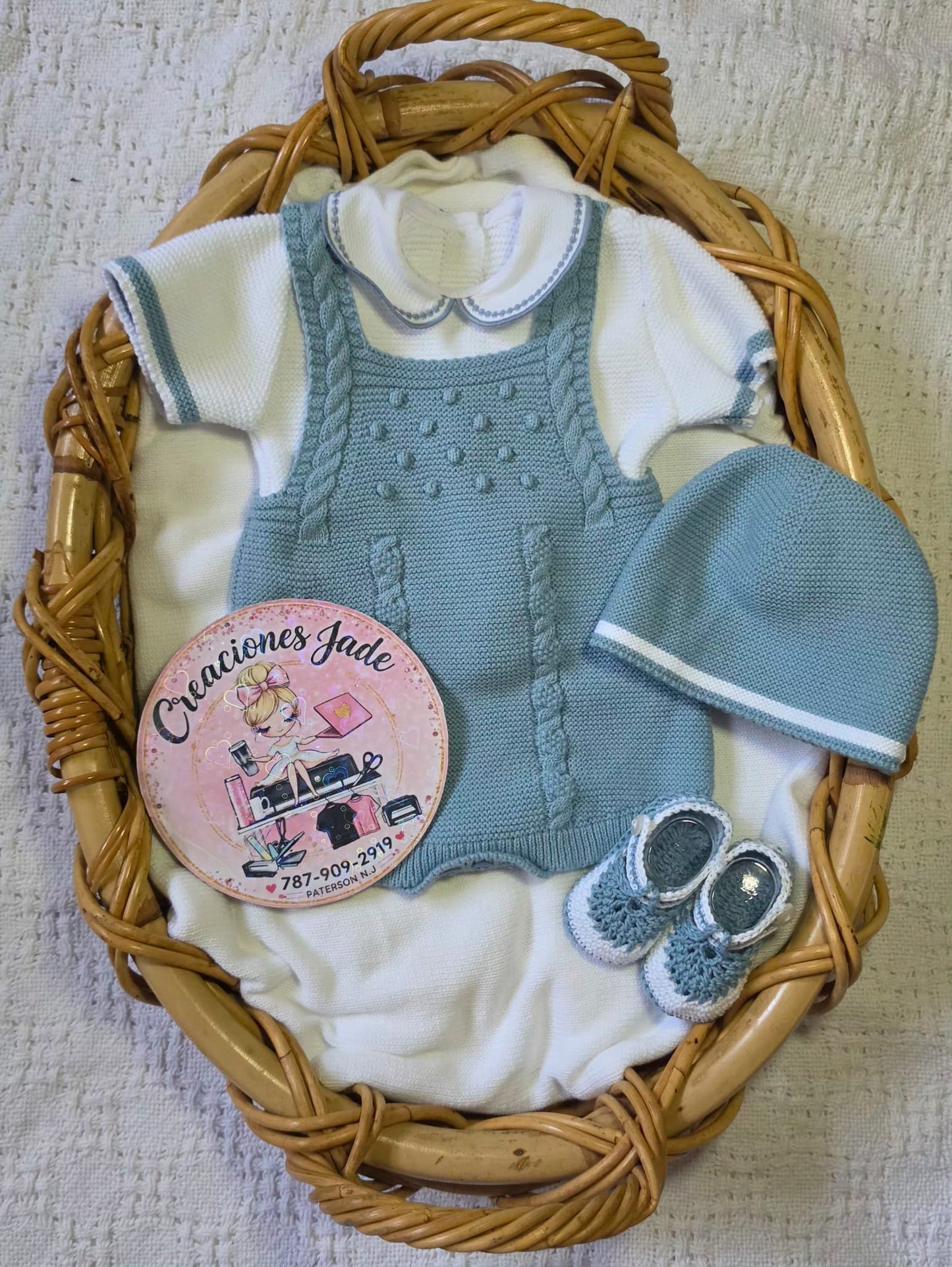 Cozy Little Explorer Knitted Baby Set ✨