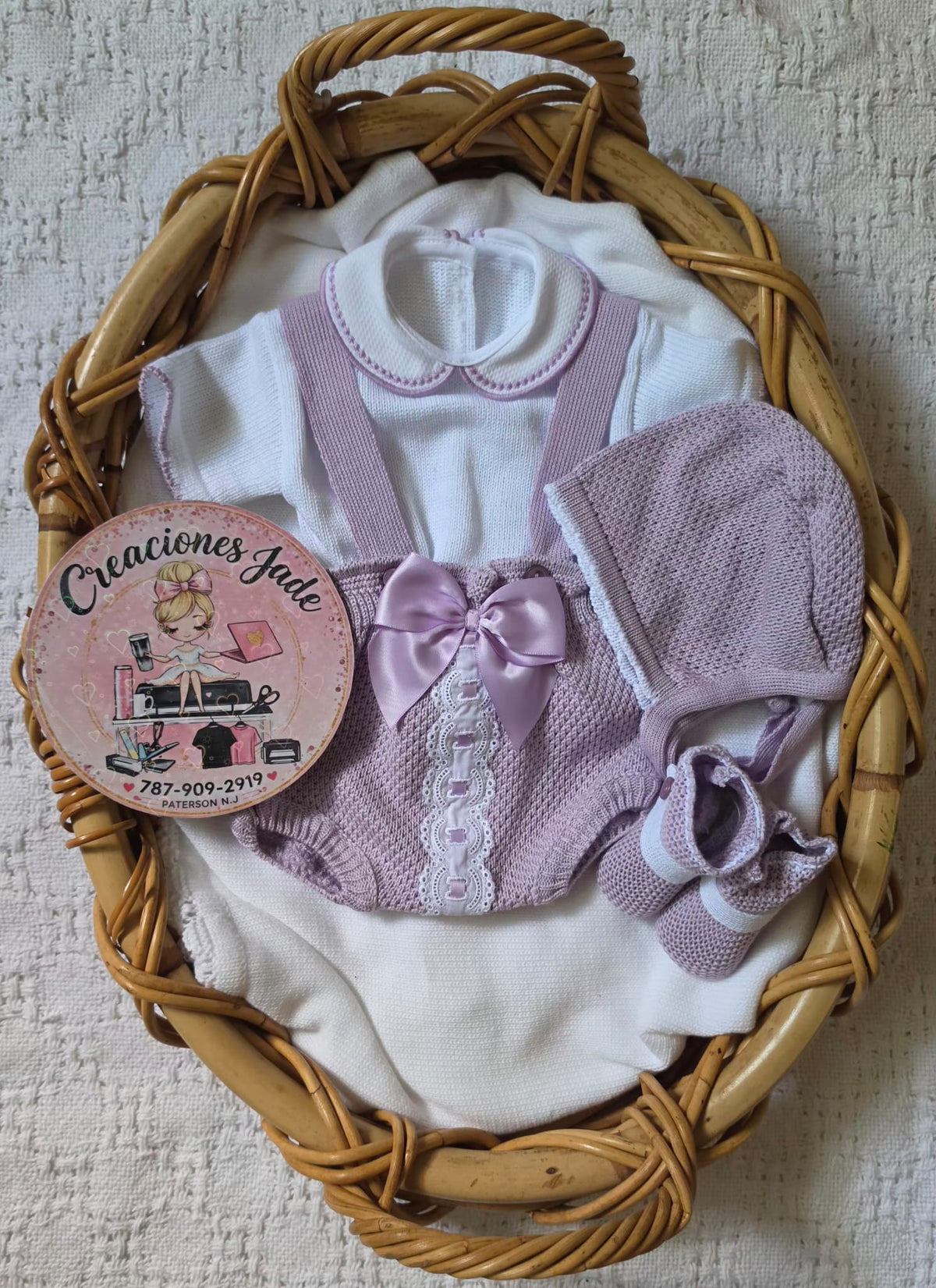 Little Sunshine Knitted Baby Girl Set ☀️