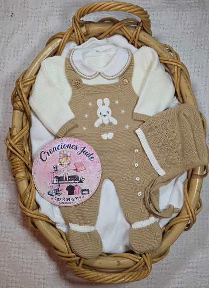 Little Bunny Dreams Knitted Baby Set ✨