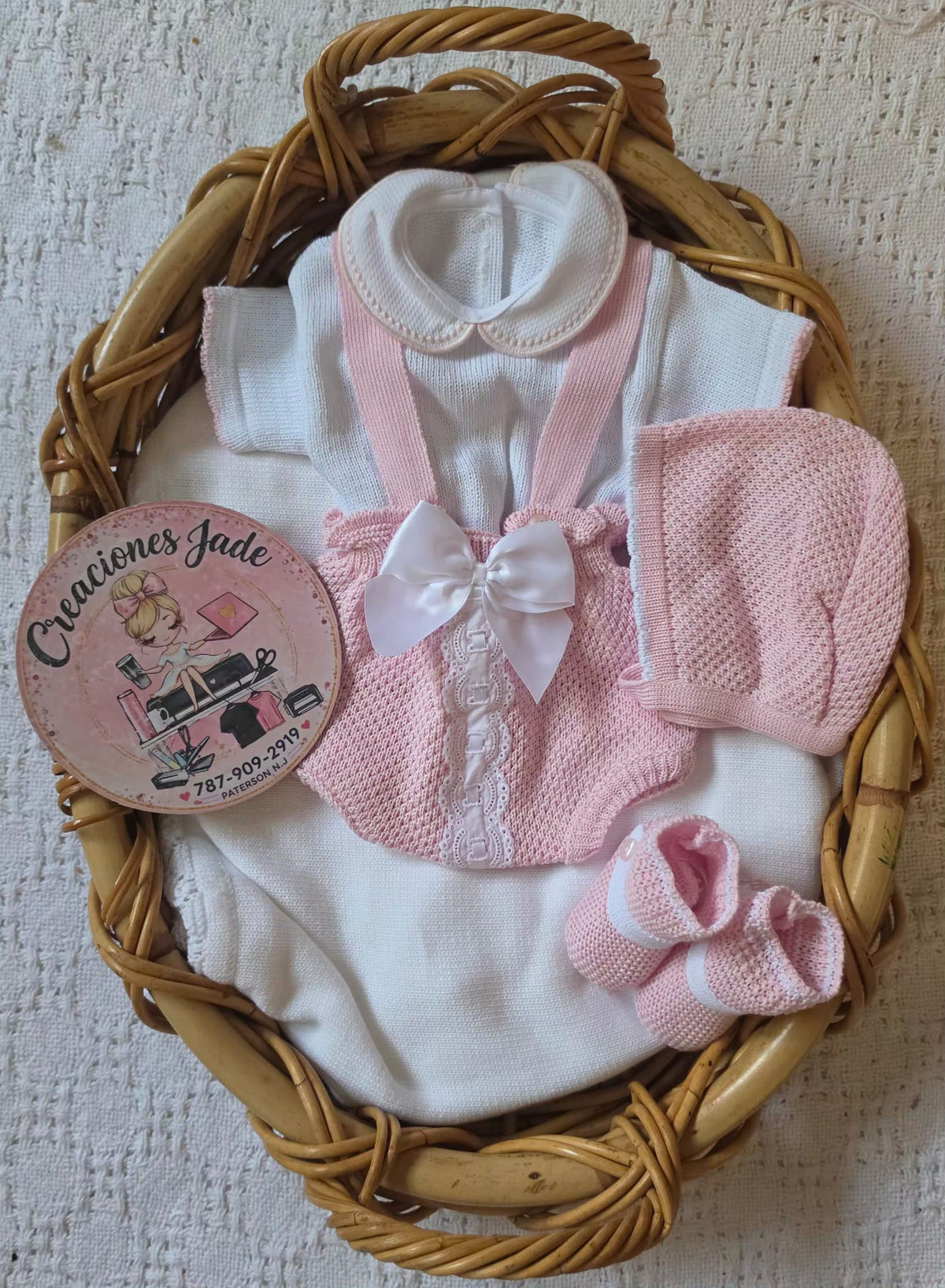 Little Sunshine Knitted Baby Girl Set ☀️