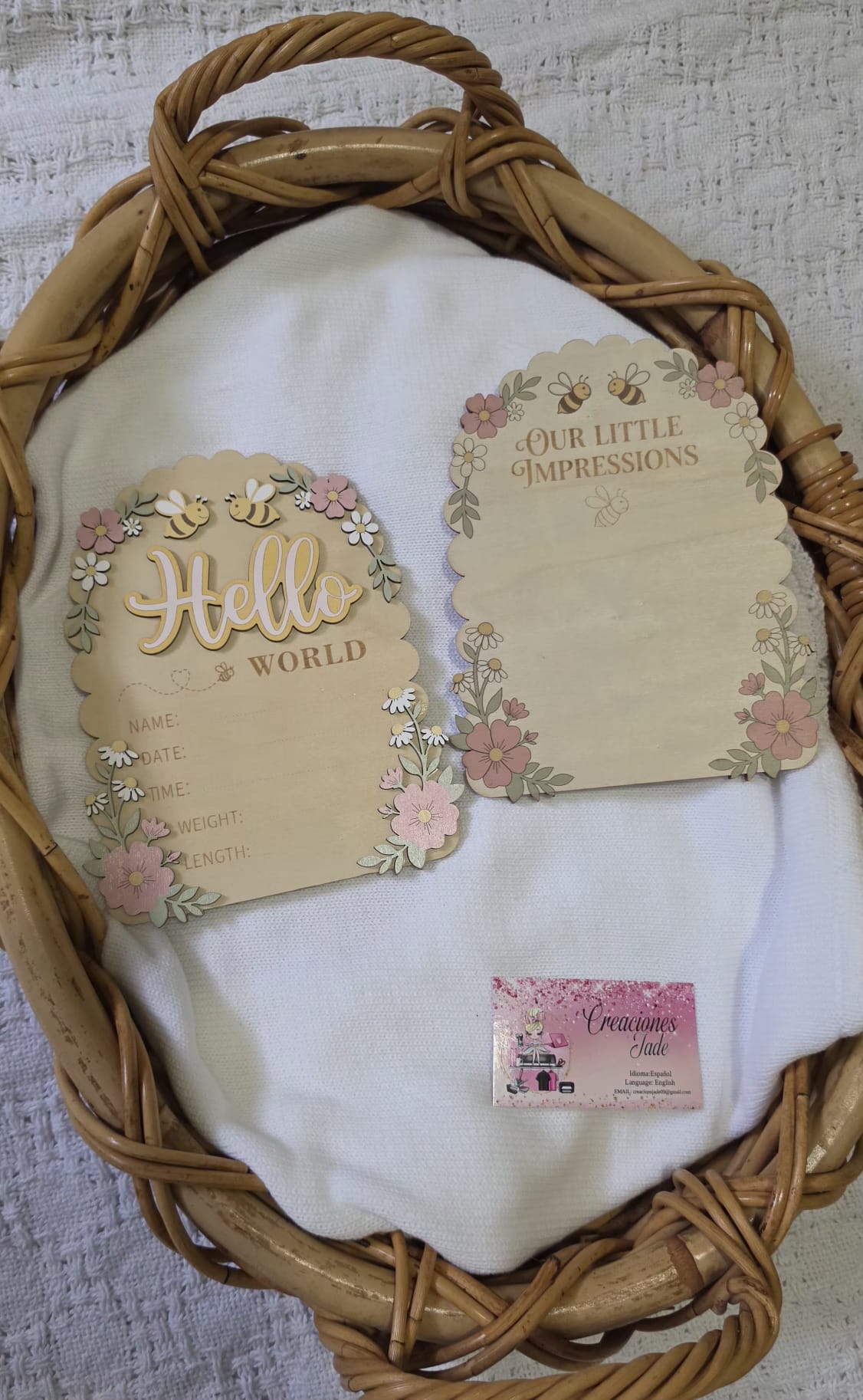 Baby Girl Birth Announcement Signs 👶✨