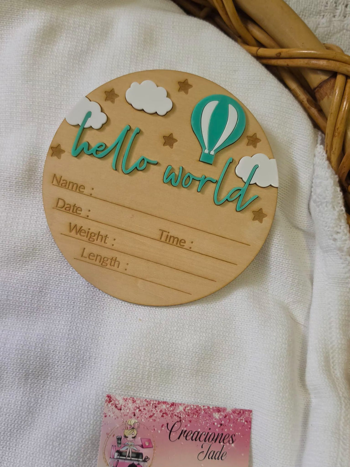 Baby Boy Birth Announcement Signs 👶🩵