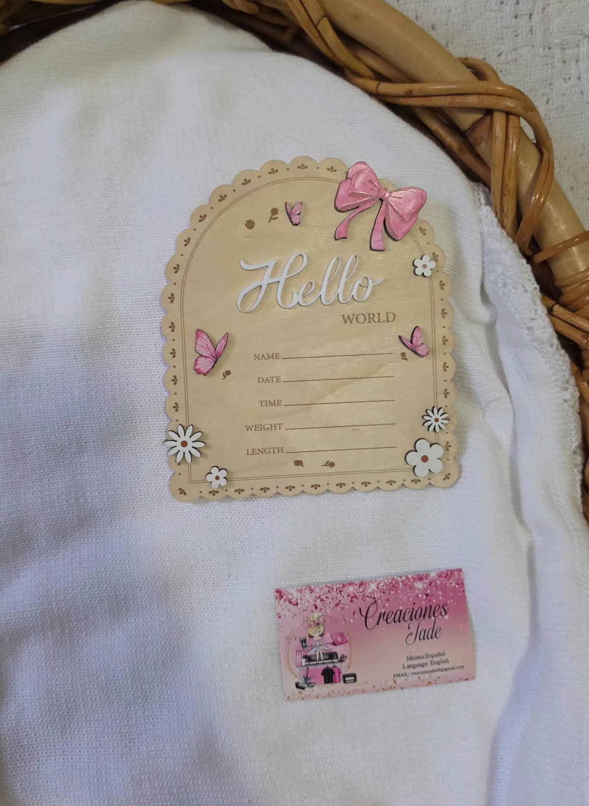 Baby Girl Birth Announcement Signs 👶✨