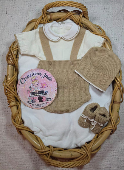 Little Gentleman Knitted Baby Set 💙