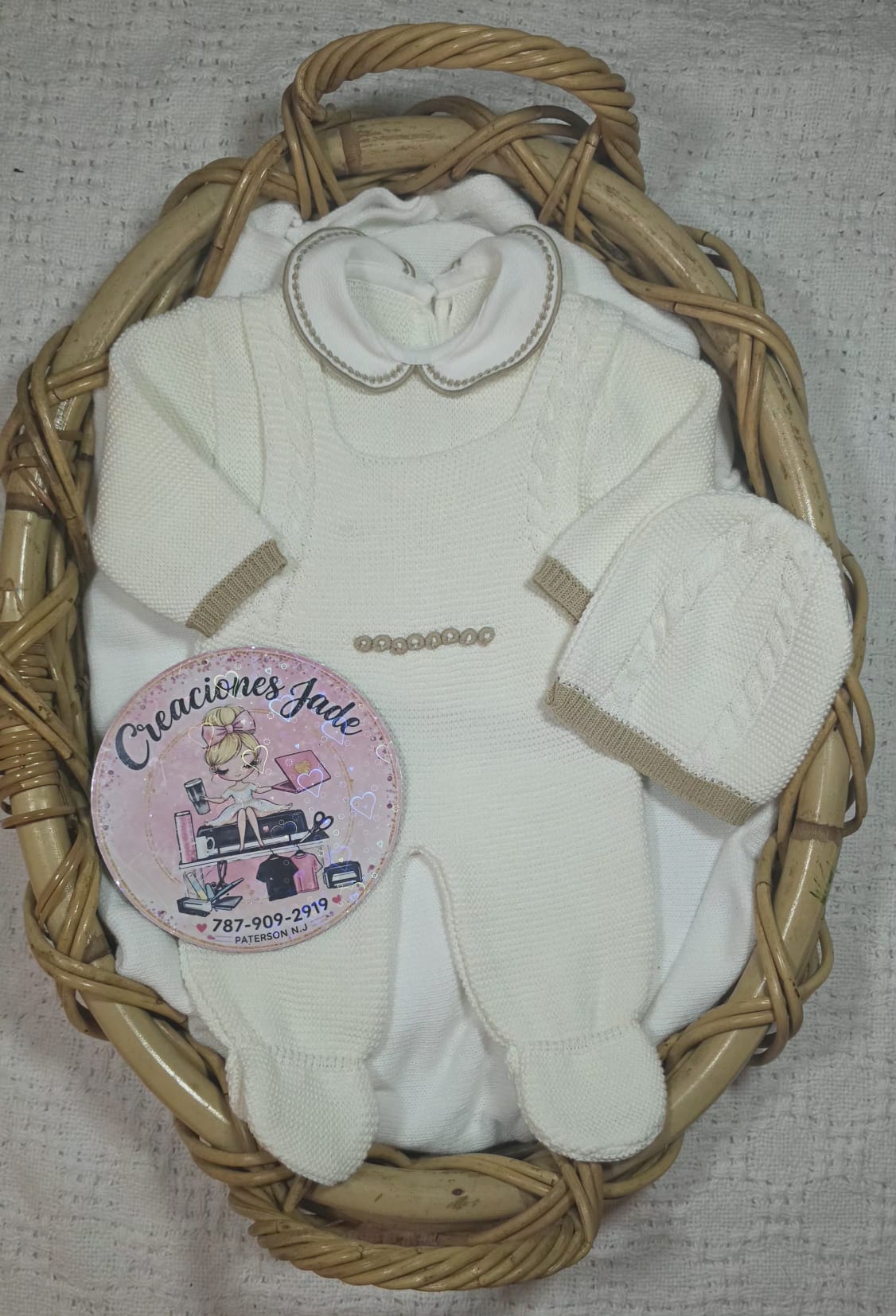 Timeless Treasure Knitted Baby Set ✨