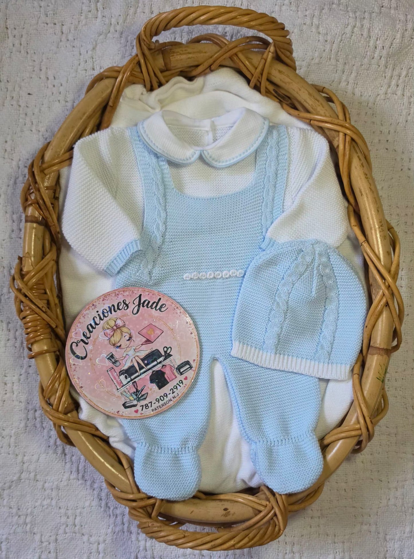 Timeless Treasure Knitted Baby Set ✨