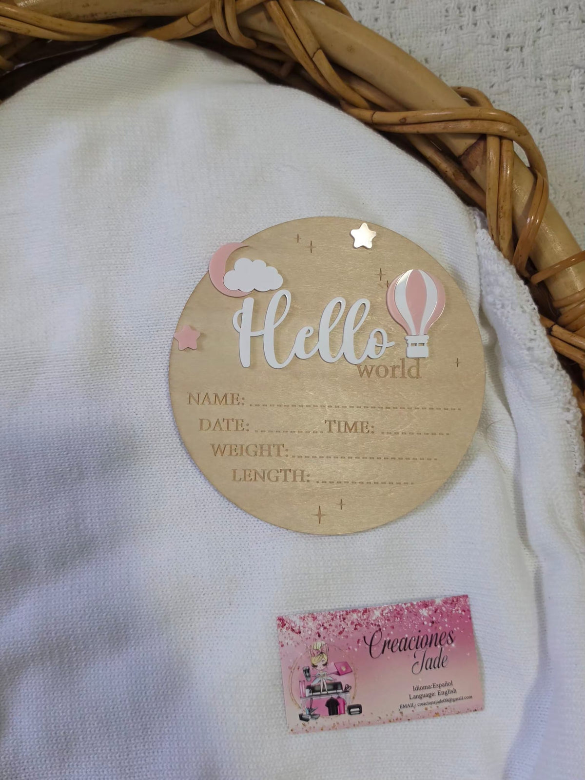 Baby Girl Birth Announcement Signs 👶✨