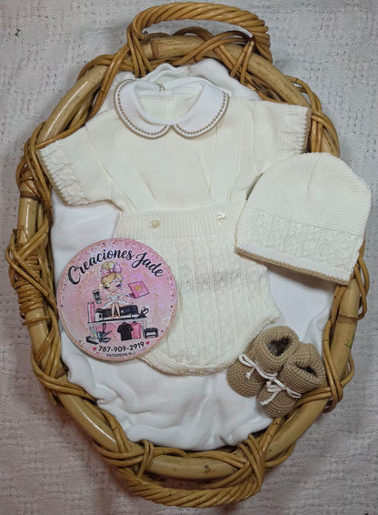 Little Gentleman Knitted Baby Set 💙