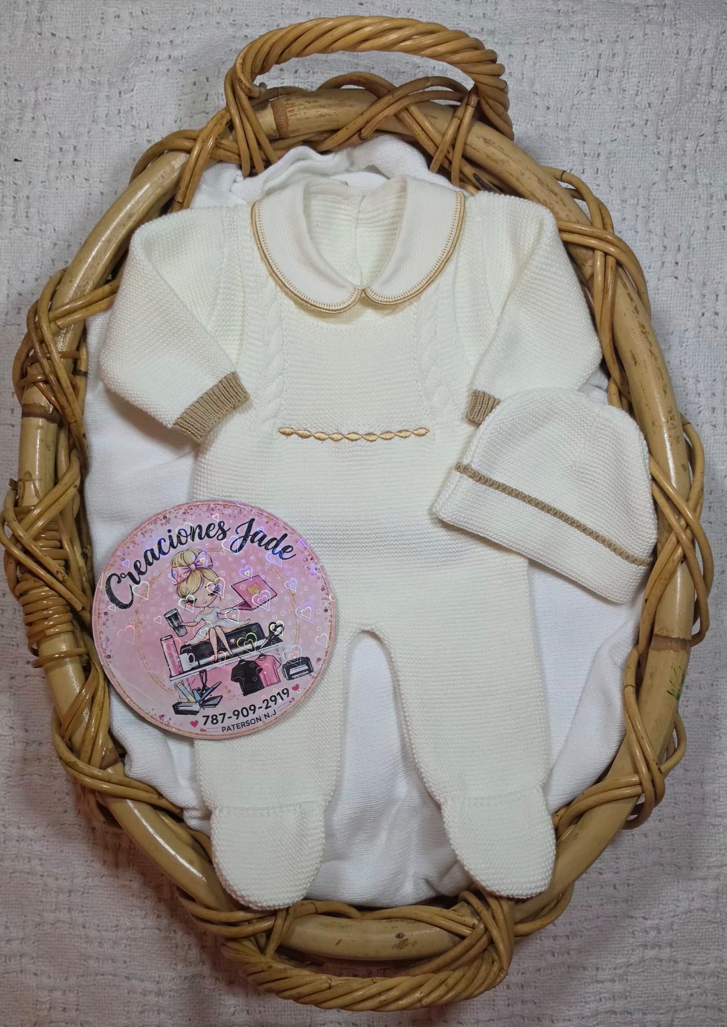 Sweet Arrival Knitted Baby Boy Set ✨