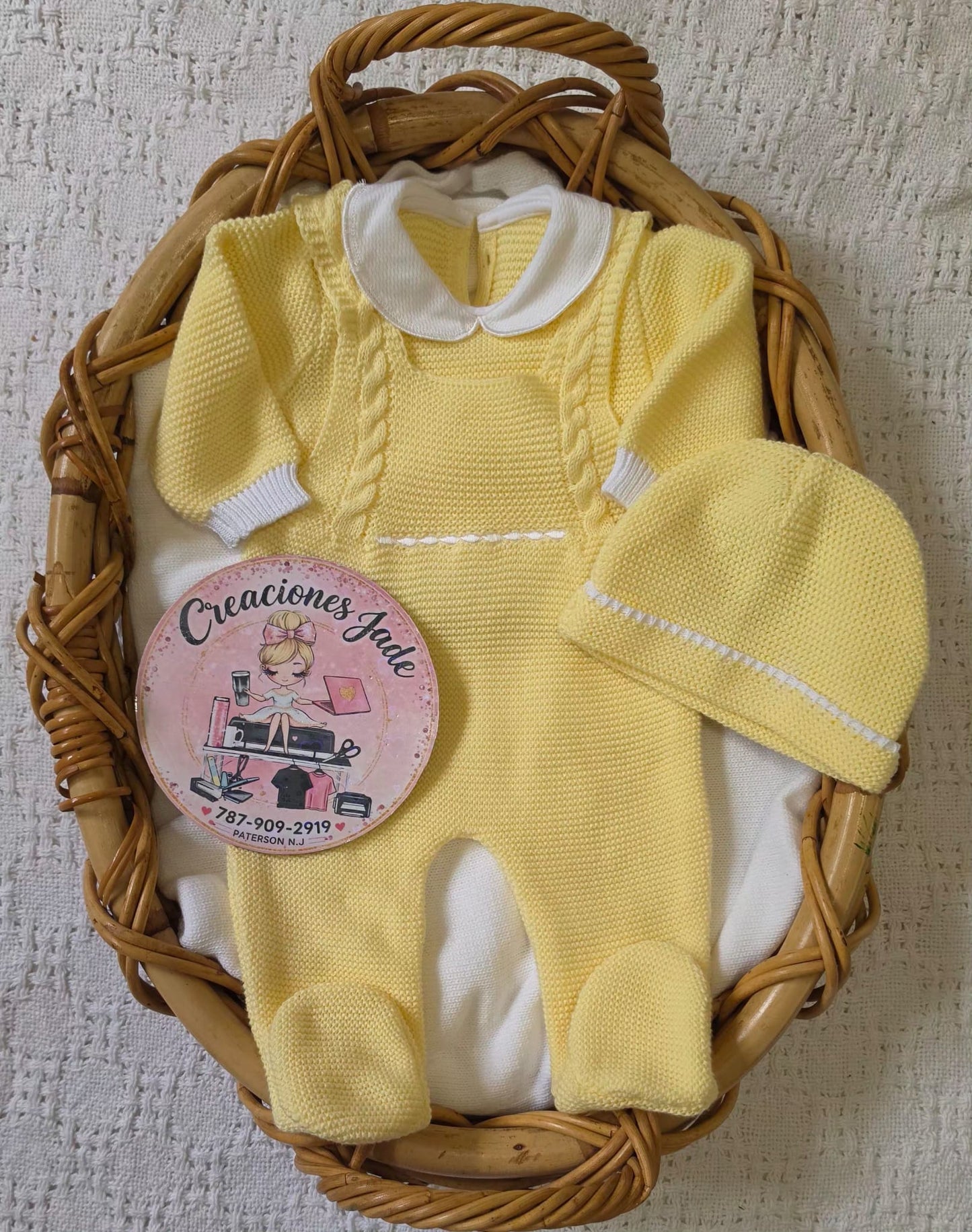Sweet Arrival Knitted Baby Boy Set ✨